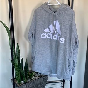 ADIDAS long sweater light grey SZ XL